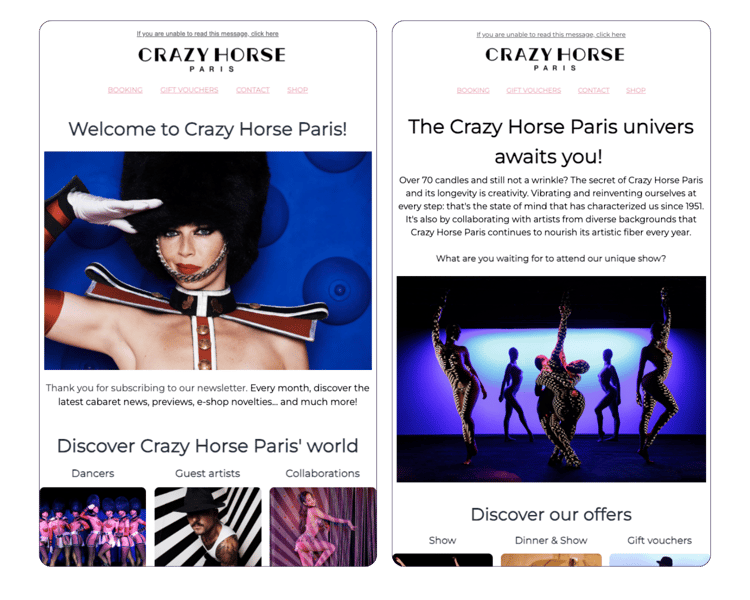 1. Welcome email - Crazy Horse - EN