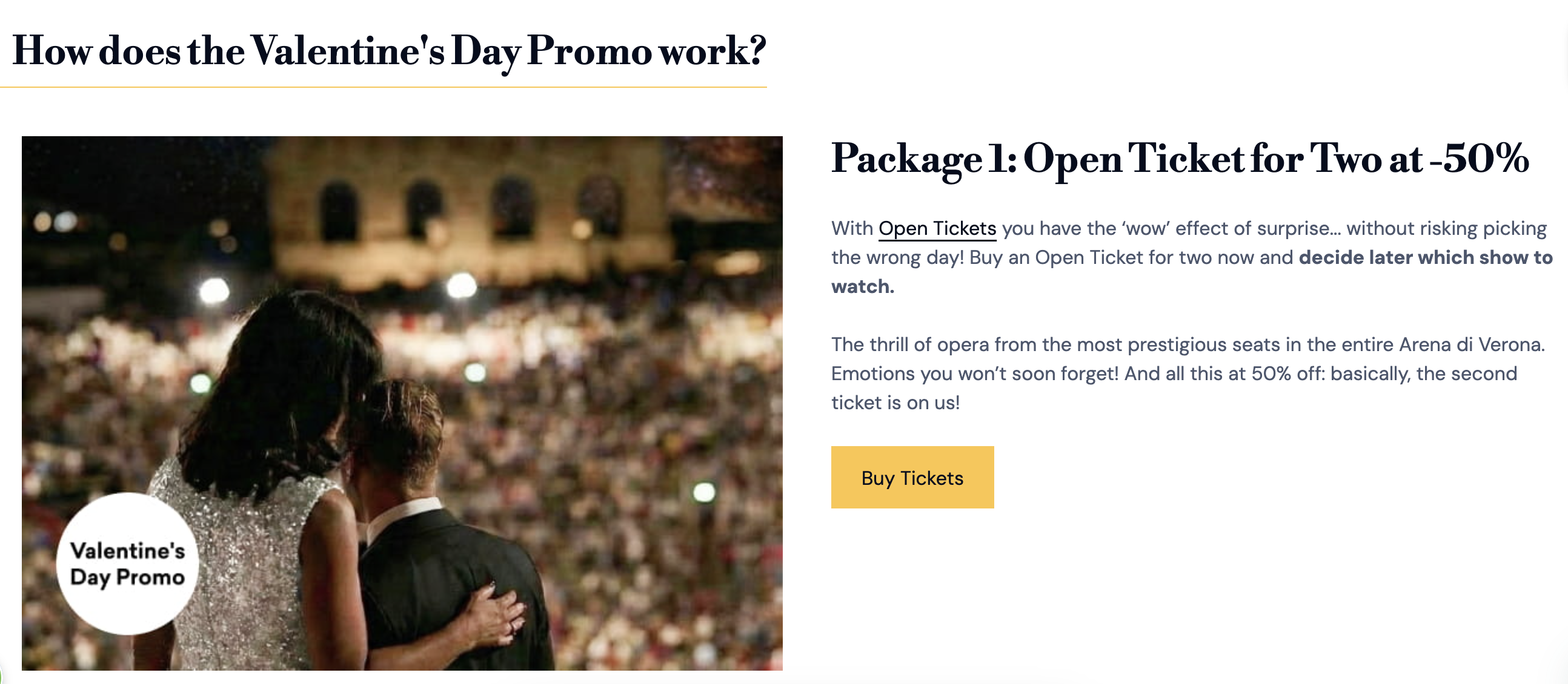 Arena di Verona - Valentines Day - Arenametrix