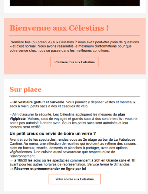 Célestins - Newsletter - Arenametrix - 2