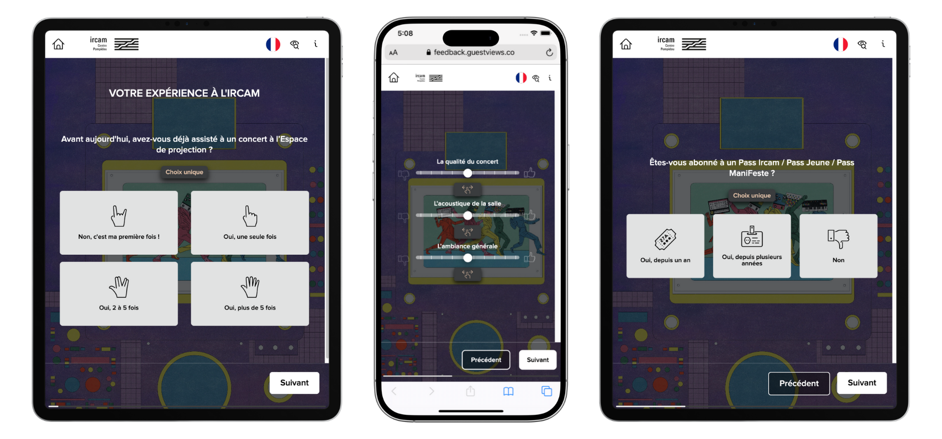 Exemple GuestViews Ircam