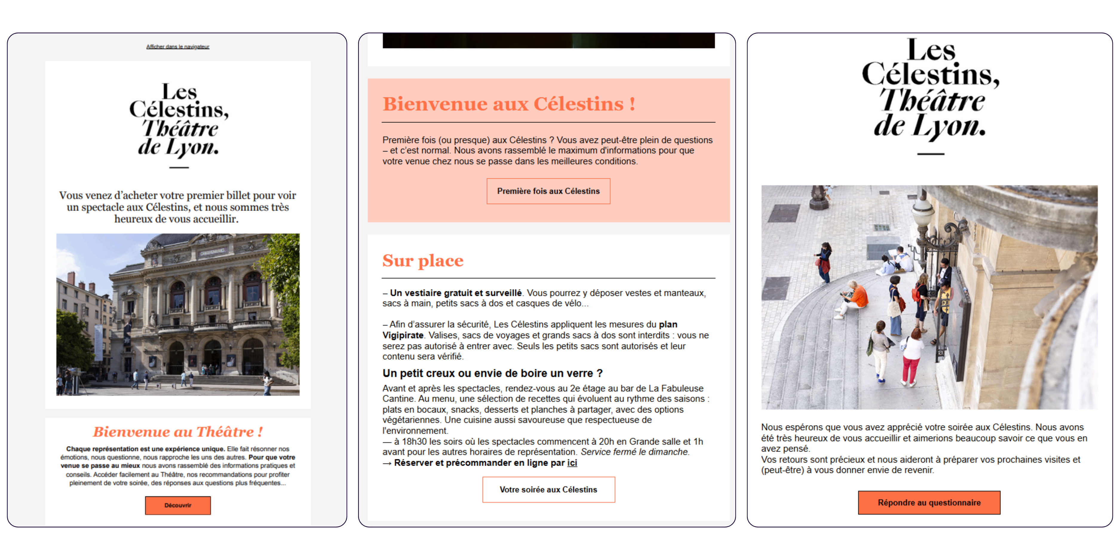 Exemples de communications - Théâtre des Célestins