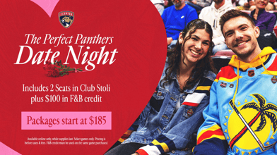 Florida Panthers date night offer