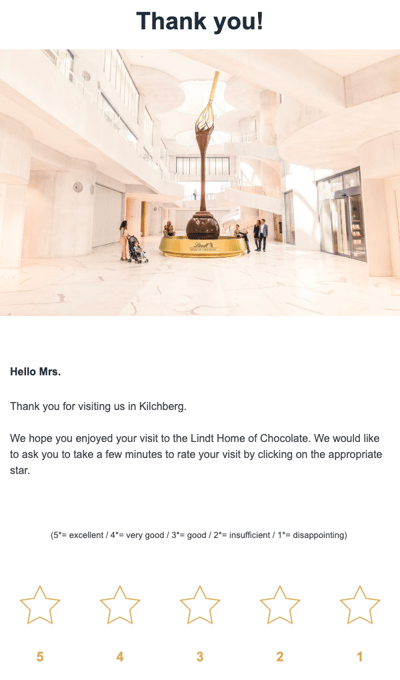 Lindt Home of Chocolate - Newsletter - Arenametrix - 1 - EN