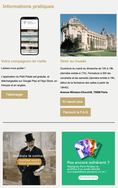 Petit Palais - Newsletter - Arenametrix - 2